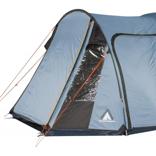  10T Outdoor Equipment 10T Zelt Corowa fuer 4 oder 5 Personen & div. Farben zur Wahl, Familienzelt mit Stehhoehe, 5000mm Campingzelt, wasserdichtes Iglu Kuppelzelt