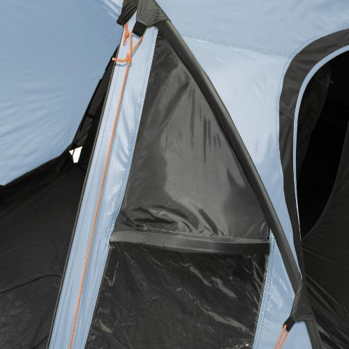  10T Outdoor Equipment 10T Zelt Corowa fuer 4 oder 5 Personen & div. Farben zur Wahl, Familienzelt mit Stehhoehe, 5000mm Campingzelt, wasserdichtes Iglu Kuppelzelt