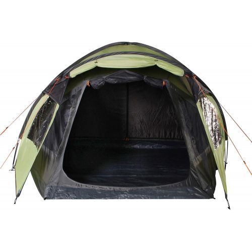  Marke: 10T Outdoor Equipment 10T Zelt Glenhill fuer 3 oder 4 Personen & div. Farben zur Wahl, Kuppelzelt mit FULL-XXL Schlafkabine, 5000mm Campingzelt, wasserdichtes Iglu-Zelt mit 2 Eingangen