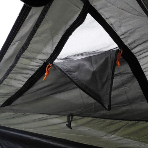  Marke: 10T Outdoor Equipment 10T Zelt Glenhill fuer 3 oder 4 Personen & div. Farben zur Wahl, Kuppelzelt mit FULL-XXL Schlafkabine, 5000mm Campingzelt, wasserdichtes Iglu-Zelt mit 2 Eingangen