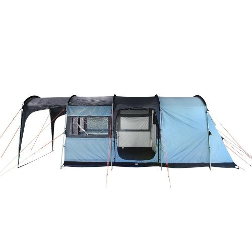  10T Outdoor Equipment 10T Zelt Bateman 4 Mann Tunnelzelt 5000mm Campingzelt wasserdichtes Familienzelt Bodenwanne Vordach