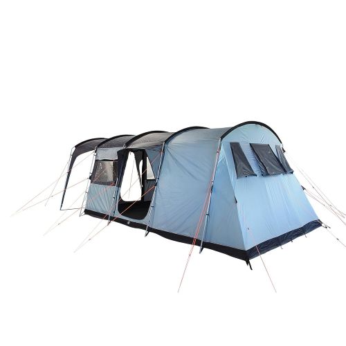  10T Outdoor Equipment 10T Zelt Bateman 4 Mann Tunnelzelt 5000mm Campingzelt wasserdichtes Familienzelt Bodenwanne Vordach