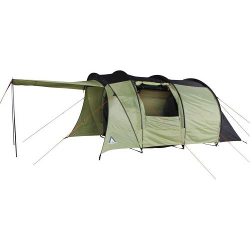  10T Outdoor Equipment 10T Tunnelzelt fuer 4 oder 5 Mann & div. Farben zur Wahl, Zelt mit Stehhoehe & XXL Schlafkabine, wasserdichtes 5000mm Familienzelt, Campingzelt mit Bodenwanne