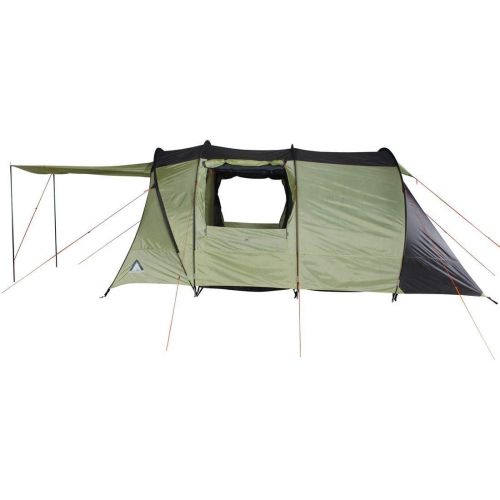  10T Outdoor Equipment 10T Tunnelzelt fuer 4 oder 5 Mann & div. Farben zur Wahl, Zelt mit Stehhoehe & XXL Schlafkabine, wasserdichtes 5000mm Familienzelt, Campingzelt mit Bodenwanne