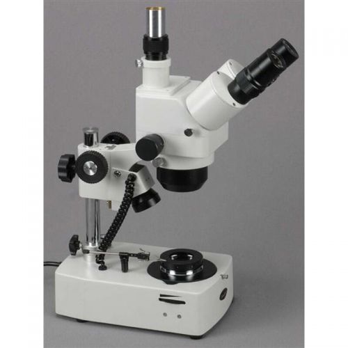  10X-60X Darkfield Jewelry Gem Microscope and 1.3MP Camera by AmScope