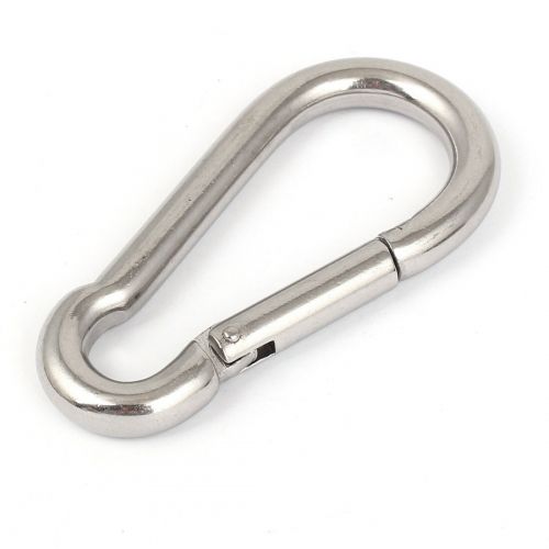  10mm Thickness Spring Loaded Carabiner Snap Hook Clip 100mm Length by Unique Bargains