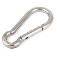 11mm Thickness Spring Loaded Gate Locking Carabiner Snap Hook 120mm Long by Unique Bargains