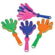 12 Hand Clappers Noisemakers Favors 7.5" NEW