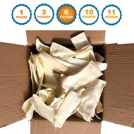 123 Treats - Rawhide Chips for Dogs | Quality Bulk Dog Rawhide Chews - No Additives, Chemicals or Hormones from Natural Grass Fed Livestock
