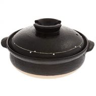 [아마존베스트]123kotobukijapanstore Kotobuki Donabe Japanese Hot Pot :Black/White Dots (Medium #190-939D)