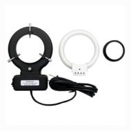 12W Microscope Fluorescent Ring Light with Adapter by AmScope