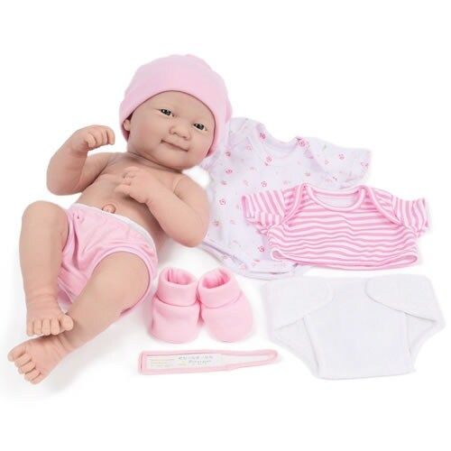  14" La Newborn(R) Deluxe Layette Doll Set - Pink