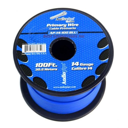  Audiopipe 14 GA GAUGE 100 FT SPOOLS PRIMARY AUTO REMOTE POWER GROUND WIRE CABLE (11 ROLLS)