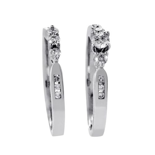  14K White Gold Diamond Bridal Set BR1057W