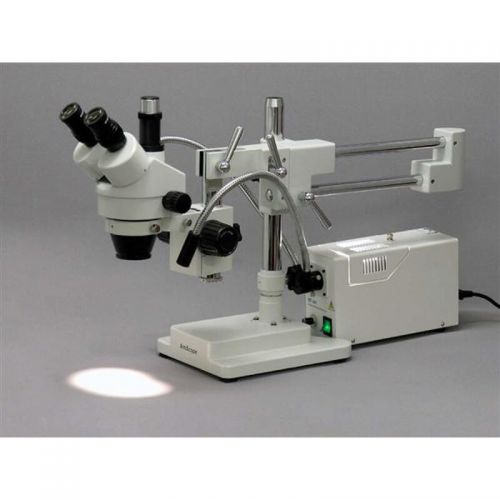  150W Fiber Optic Dual Gooseneck Microscope Illuminator by AmScope