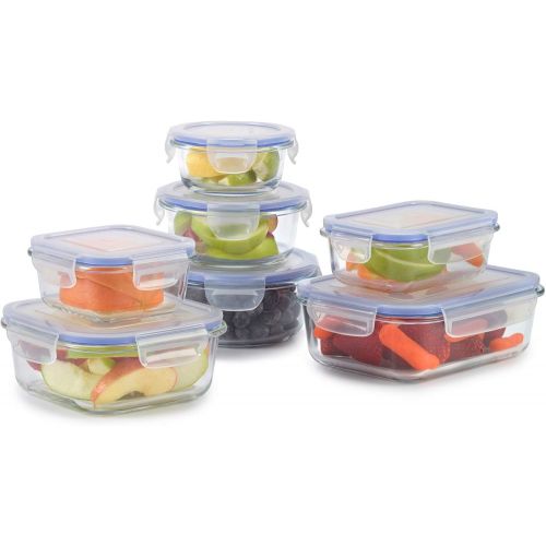  [아마존 핫딜]  [아마존핫딜]1790 Glass Food Storage Container Set (14 Piece)