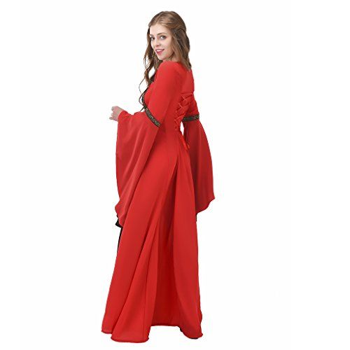  1791s lady Womens Gothic Medieval Dresses Renaissance Gown NQ0025