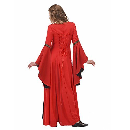  1791s lady Womens Gothic Medieval Dresses Renaissance Gown NQ0025