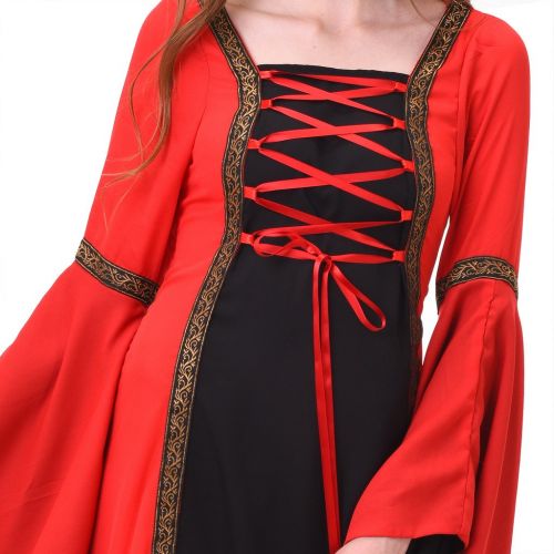  1791s lady Womens Gothic Medieval Dresses Renaissance Gown NQ0025