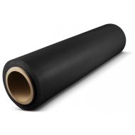 18x 1500 FT Roll - 80 Gauge Thick + Heavy Duty .Stretch wrap Moving & Packing Wrap. Industrial Strength, Plastic Pallet Shrink Film Ideal for Furniture, Boxes, Pallets… (Black), 2