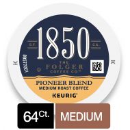 1850 Pioneer Blend, Medium Roast Coffee, K-Cup Pods for Keurig Brewers, 16 Count (Pack of 4)