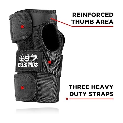  187 Killer Pads Wrist Guards for Skateboarding