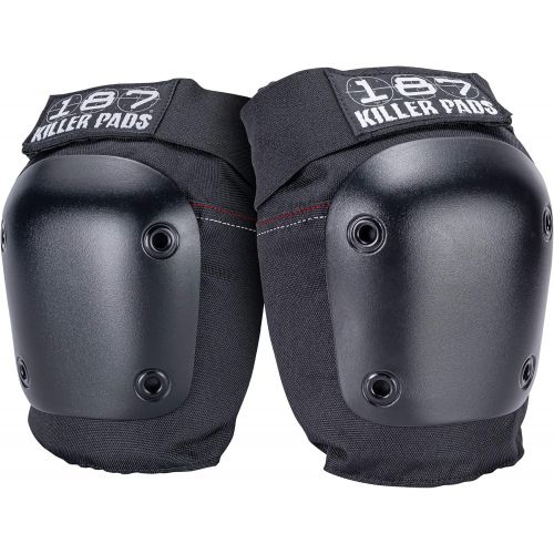  187 KILLER PADS Fly Knee Red/White/Blue (Black, X-Large)