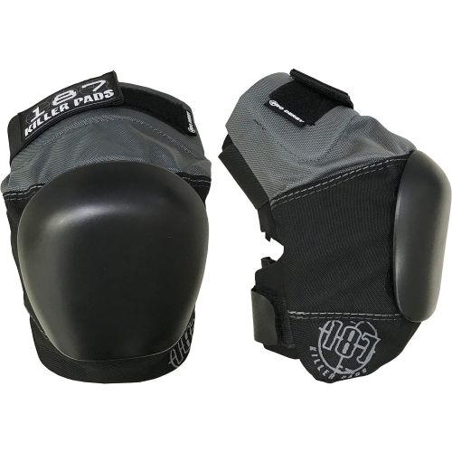  187 KILLER PADS Pro Derby Pad, Black / Grey, Medium