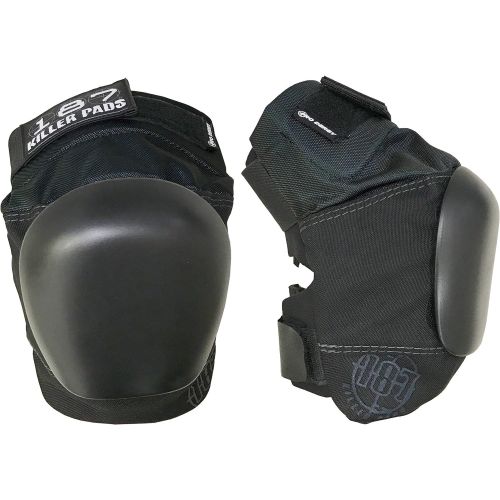  187 KILLER PADS Pro Derby Pad, Black / Grey, Large