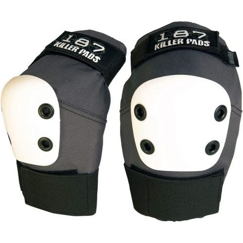  187 KILLER PADS Pro Elbow Pads - Grey/White - X-Small