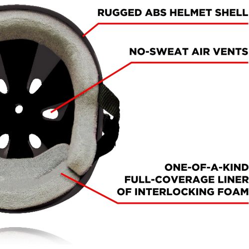  187 Killer Pads Pro Skate Helmet with Sweatsaver Liner Set