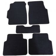 Floor Mat Compatible With 1994-2001 Acura Integra | DC2 Logo Factory Fitment Nylon 4PC Black Car Floor Carpets Carpet liner by IKON MOTORSPORTS | ?1995 1996 1997 1998 1999 2000