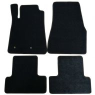 1999 Floor Mats Compatible With 2005-2009 FORD MUSTANG | Nylon BlackFront Rear Carpet by IKON MOTORSPORTS | 2006 2007 2008