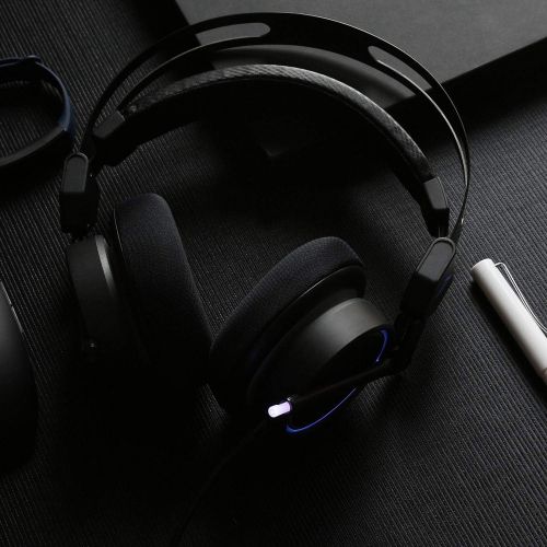  1MORE Spearhead VRX Over-Ear Gaming Headphones Super Bass Headset with Waves Nx Head Tracking, 7.1 Surround Sound, LED, Dual Microphone Noise Cancellation for PCPS4XBOX OneMobil