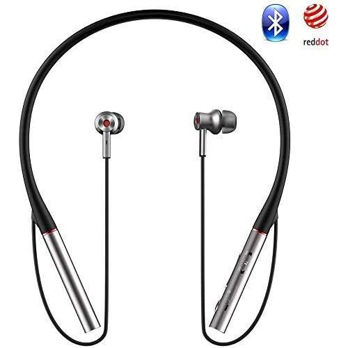  1MORE Dual Driver BT ANC in-Ear Headphones Wireless Bluetooth Earphones with Active Noise Cancellation, ENC, Fast Charging, Magnetic Earbuds, Microphone and Volume Controls