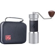 1Zpresso K-PLUS Manual Coffee Grinder with Assembly Consistency Grind Stainless Steel Conical Burr, Intuitive Numerical External Adjustable Setting, Magnet Catch Cup Capacity 40g