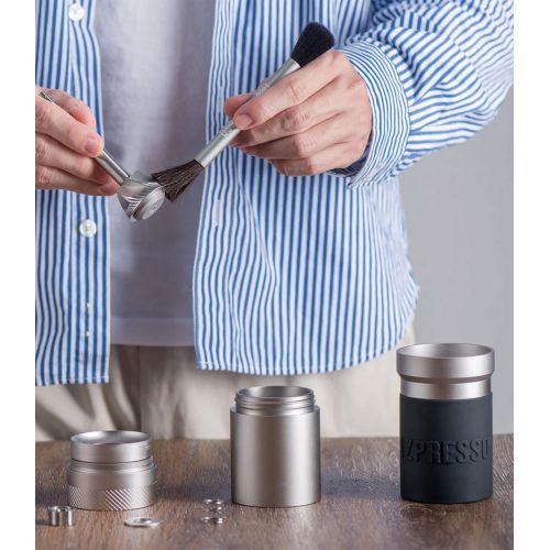  [아마존베스트]1Zpresso JX-PRO Manual Coffee Grinder Light Gray Capacity 35g with Assembly Stainless Steel Conical Burr - Numernal Adjustable Setting, Portable Mill Faster Grinding Efficiency Esp