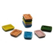 1shopforyou 10 Mix Colorful Ceramic Plate Dish Bowl Dollhouse Miniatures Toys Dishes Food Kitchen by Handmade