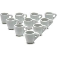 1shopforyou 10 White Coffee Mug Tea Cup Big Size Dollhouse Miniatures Toys & Food Kitchen by Handmade