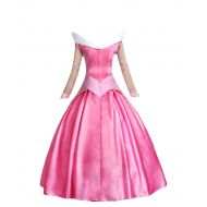 1stvital Elegant Cosplay Costume Princess Party Dress for Women Pink