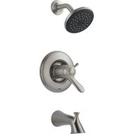 2 Delta T17T438-SS Lahara Tempassure 17T Series Tub and Shower Trim, Stainless