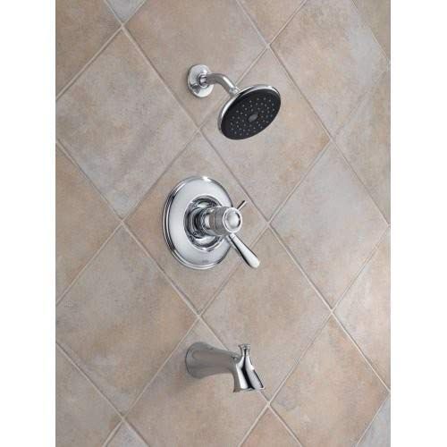  2 Delta T17T438-SS Lahara Tempassure 17T Series Tub and Shower Trim, Stainless