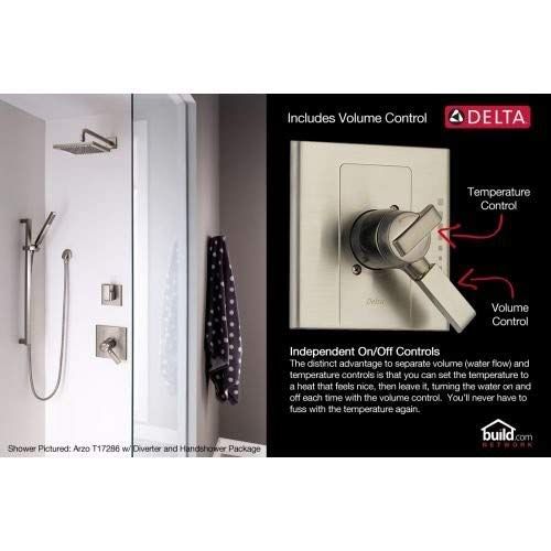  2 Delta T17T438-SS Lahara Tempassure 17T Series Tub and Shower Trim, Stainless