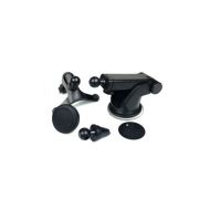 2 in 1 Phone Stand Suction Car Air Outlet Black Mount with Magnet Head - Magnet Head & Car Air Vent Clip &Tripod