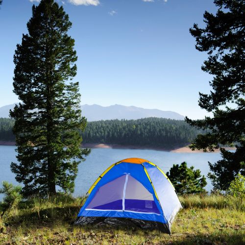  2-Person Tent, Dome Tents for Camping with Carry Bag by Wakeman Outdoors by Wakeman