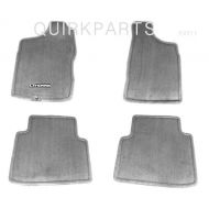 2000-2004 Nissan Xterra Floor Mats Carpeted Gray Set of 4 GENUINE OEM