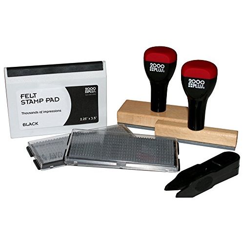  2000 PLUS Custom Stamp Kit 2-Line and 7-Line Stamps (030968)