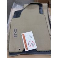 2009 2007 + EARLY 2008 Infiniti QX56 OEM Factory Replacement Floor Mats - WITH 2nd Row Console - Wheat/Tan