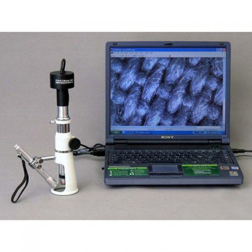  20X and 50X Shop Measuring Microscope with 8MP Digital Camera by AmScope