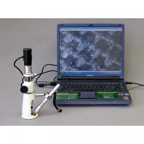  20X-50X-100X Stand Shop Measuring Microscope with Pen Light by AmScope